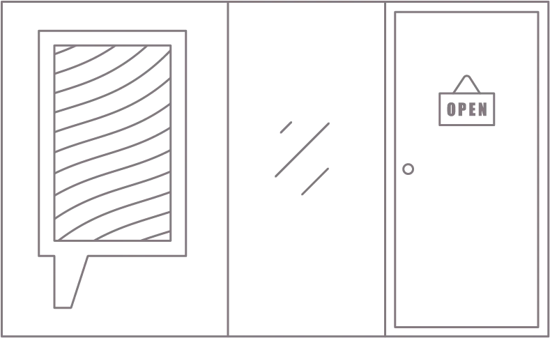Symbol von Wallerie LED-Wall im Schaufenster