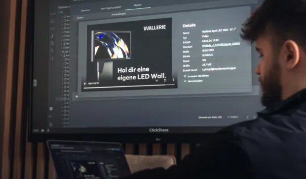 Software zur Steuerung für Digital Signage Screens