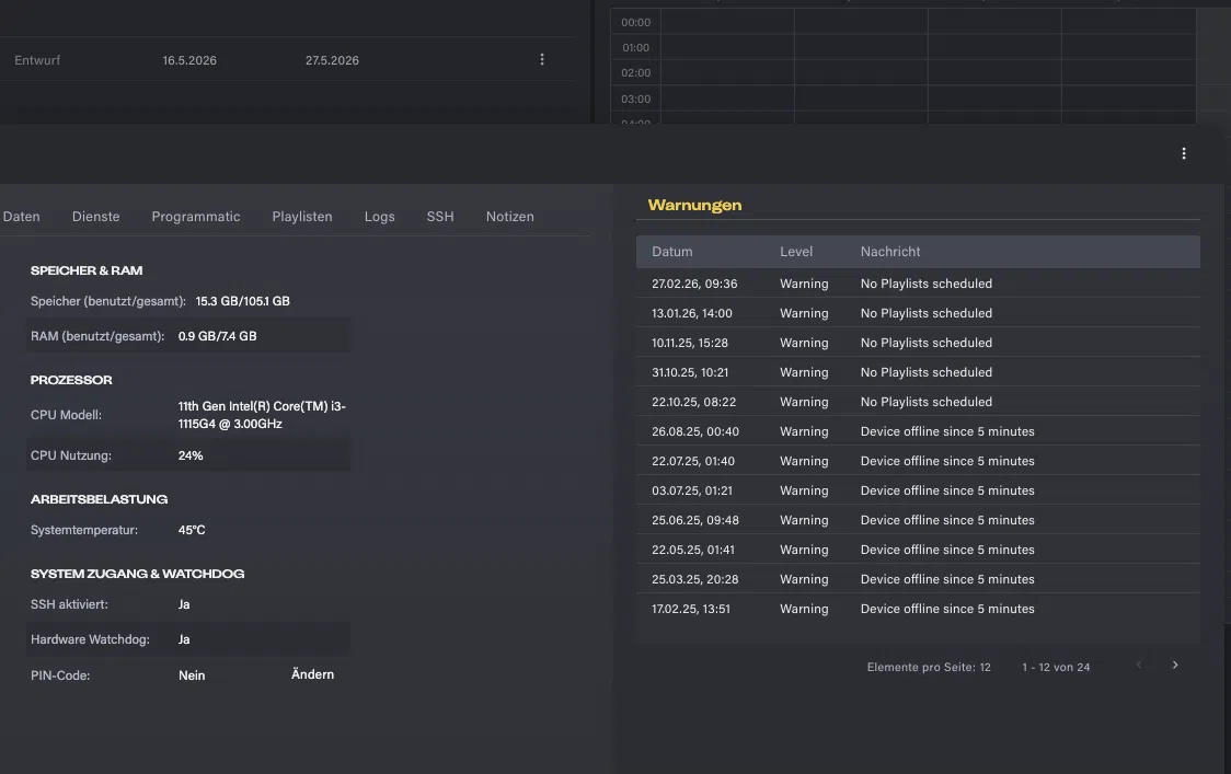 wallerie-studio-digital-signage-software-monitoring Screeenshot Digital Signage Software Monitoring